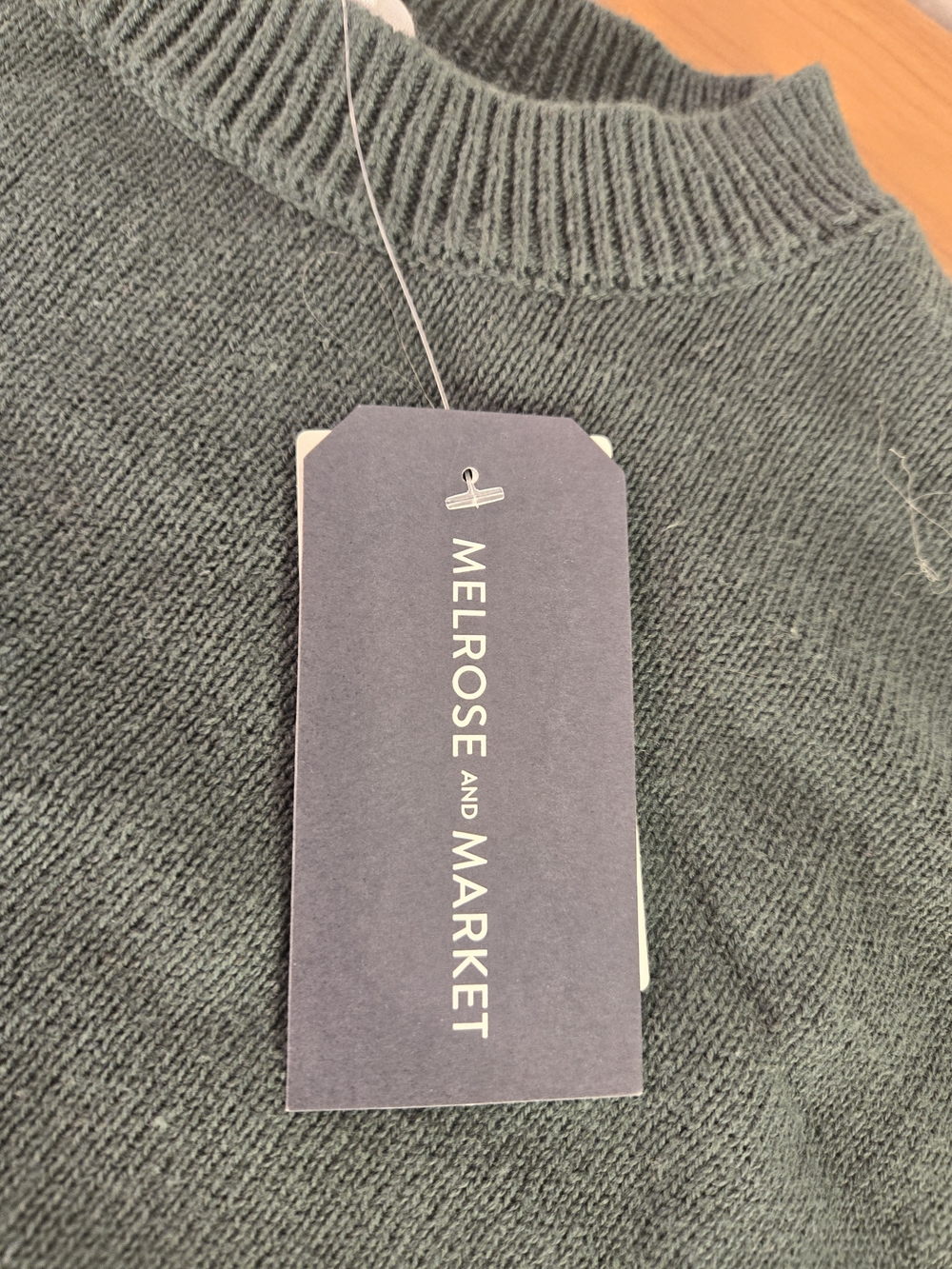 Melrose and Market Kids L 10/12 Green Pinecone Sparkle Lights Sweater NWT - Picture 3 of 6